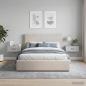 Preview: Wandmontierter Nachttisch 2 Stk. Betongrau 49 x 34,5 x 20 cm
