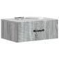 Preview: Wandmontierter Nachttisch Graues Sonoma 49 x 34,5 x 20 cm