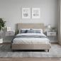 Preview: ARDEBO.de - Wandmontierter Nachttisch 2 Stk. Sonoma-Grau 49 x 34,5 x 20 cm