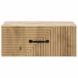 Preview: Wandmontierter Nachttisch Artisan-Eiche 49 x 34,5 x 20 cm