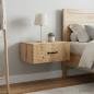 Preview: Wandmontierter Nachttisch 2 stk. Artisan-Eiche