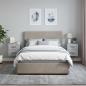 Preview: ARDEBO.de - Wandmontierter Nachttisch 2 stk. Betongrau 34,5 x 33 x 40 cm