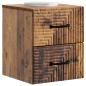 Preview: Wandmontierter Nachttisch Altholz 34,5 x 33 x 40 cm