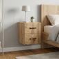 Preview: ARDEBO.de - Wandmontierter Nachttisch 2 stk. Artisan-Eiche