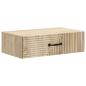 Preview: Wandmontierter Beistelltisch 59 x 34,5 x 17 cm Holzwerkstoff