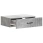 Preview: Wandmontierter Beistelltisch 59 x 34,5 x 17 cm Holzwerkstoff