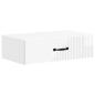 Preview: Wandmontierter Beistelltisch 59 x 34,5 x 17 cm Holzwerkstoff
