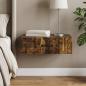 Preview: ARDEBO.de - Wandmontierter Beistelltisch 59 x 34,5 x 17 cm Holzwerkstoff