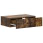 Preview: Wandmontierter Beistelltisch 59 x 34,5 x 17 cm Holzwerkstoff