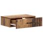 Preview: Wandmontierter Beistelltisch 59 x 34,5 x 17 cm Holzwerkstoff