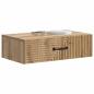 Preview: Wandmontierter Beistelltisch 59 x 34,5 x 17 cm Holzwerkstoff