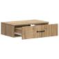 Preview: Wandmontierter Beistelltisch 59 x 34,5 x 17 cm Holzwerkstoff
