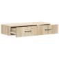 Preview: Wandmontierter Beistelltisch 87,5 x 34,5 x 17 cm Holzwerkstoff