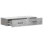 Preview: Wandmontierter Beistelltisch 87,5 x 34,5 x 17 cm Holzwerkstoff