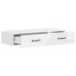 Preview: Wandmontierter Beistelltisch 87,5 x 34,5 x 17 cm Holzwerkstoff