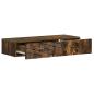 Preview: Wandmontierter Beistelltisch 87,5 x 34,5 x 17 cm Holzwerkstoff