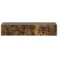 Preview: Wandmontierter Beistelltisch 87,5 x 34,5 x 17 cm Holzwerkstoff