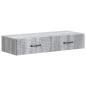 Preview: Wandmontierter Beistelltisch 87,5 x 34,5 x 17 cm Holzwerkstoff