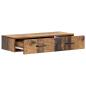 Preview: Wandmontierter Beistelltisch 87,5 x 34,5 x 17 cm Holzwerkstoff