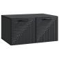 Preview: Wandmontierter TV-Schrank Schwarz 59,5 x 41 x 30 cm
