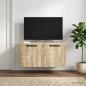 Preview: ARDEBO.de - Wandmontierter TV-Schrank Sonoma-Eiche 59,5 x 41 x 30 cm
