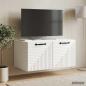 Preview: ARDEBO.de - Wandmontierter TV-Schrank Hochglanz Weiß 59,5 x 41 x 30 cm