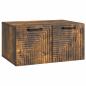 Preview: Wandmontierter TV-Schrank Geräucherte Eiche 59,5 x 41 x 30 cm