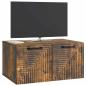Preview: Wandmontierter TV-Schrank Geräucherte Eiche 59,5 x 41 x 30 cm