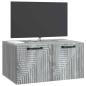 Preview: Wandmontierter TV-Schrank Graues Sonoma 59,5 x 41 x 30 cm