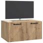 Preview: Wandmontierter TV-Schrank 59,5 x 41 x 30 cm Artisan-Eiche