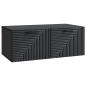 Preview: Wandmontierter TV-Schrank Schwarz 78,5 x 41 x 30 cm