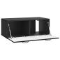 Preview: Wandmontierter TV-Schrank Schwarz 78,5 x 41 x 30 cm