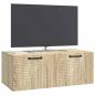 Preview: Wandmontierter TV-Schrank Sonoma-Eiche 78,5 x 41 x 30 cm