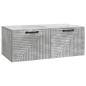 Preview: Wandmontierter TV-Schrank Betongrau 78,5 x 41 x 30 cm
