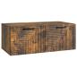 Preview: Wandmontierter TV-Schrank Geräucherte Eiche 78,5 x 41 x 30 cm