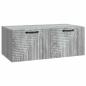 Preview: Wandmontierter TV-Schrank Graues Sonoma 78,5 x 41 x 30 cm