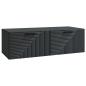 Preview: Wandmontierter TV-Schrank Schwarz 98 x 41 x 30 cm Holzwerkstoff