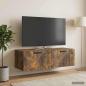 Preview: Wandmontierter TV-Schrank Geräucherte Eiche 98 x 41 x 30 cm