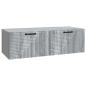 Preview: Wandmontierter TV-Schrank 98 x 41 x 30 cm Graues Sonoma