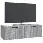 Preview: Wandmontierter TV-Schrank 98 x 41 x 30 cm Graues Sonoma