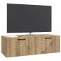 Preview: Wandmontierter TV-Schrank 98 x 41 x 30 cm Artisan-Eiche