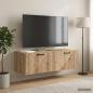 Preview: Wandmontierter TV-Schrank 98 x 41 x 30 cm Artisan-Eiche