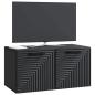 Preview: Wandmontierter TV-Schrank Schwarz 59,5 x 31 x 30 cm