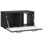Preview: Wandmontierter TV-Schrank Schwarz 59,5 x 31 x 30 cm