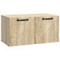 Preview: Wandmontierter TV-Schrank Sonoma-Eiche 59,5 x 31 x 30 cm