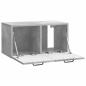 Preview: Wandmontierter TV-Schrank Betongrau 59,5 x 31 x 30 cm