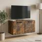 Preview: ARDEBO.de - Wandmontierter TV-Schrank Geräucherte Eiche 59,5 x 31 x 30 cm