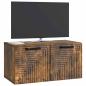 Preview: Wandmontierter TV-Schrank Geräucherte Eiche 59,5 x 31 x 30 cm