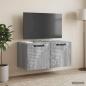 Preview: ARDEBO.de - Wandmontierter TV-Schrank Graues Sonoma 59,5 x 31 x 30 cm