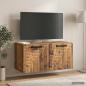 Preview: ARDEBO.de - Wandmontierter TV-Schrank Altholz 59,5 x 31 x 30 cm